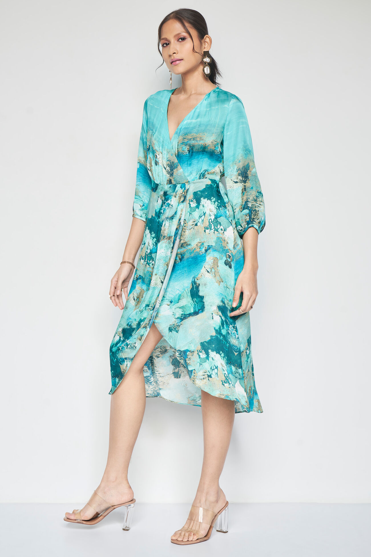 Maui Dress, Turquoise, image 4